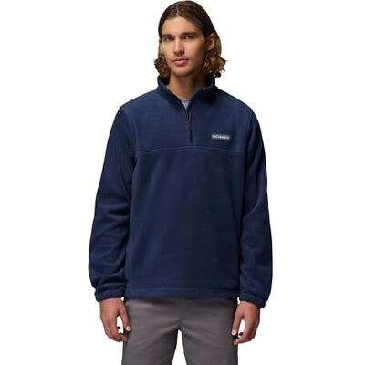 Columbia Steens Mountain Half Zip Fleecepullover, Außenschicht Polyfleece, Anpassungsfähige Schicht, Warmer Komfort, Perfekt zum Wandern, Einfache Pflege Herren Columbia Steens Mountain Half Zip Fleecepullover, Außenschicht Polyfleece, Anpassungsfähige Schicht, Warmer Komfort, Perfekt zum Wandern, Einfache Pflege Herren