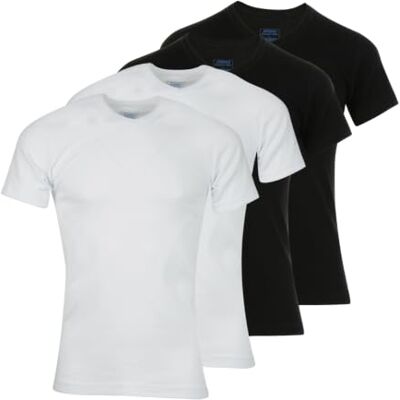 Athena Herren Promo Tee-shirt Coton Bio Unterhemd, Mehrfarbig (Blanc/Blanc/Noir/Noir 9050), M EU Athena Herren Promo Tee-shirt Coton Bio Unterhemd, Mehrfarbig (Blanc/Blanc/Noir/Noir 9050), M EU