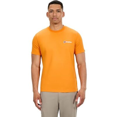Berghaus Herren Front & Back T-Shirt 100 % Baumwolle T-Shirt, Orange, L Berghaus Herren Front & Back T-Shirt 100 % Baumwolle T-Shirt, Orange, L