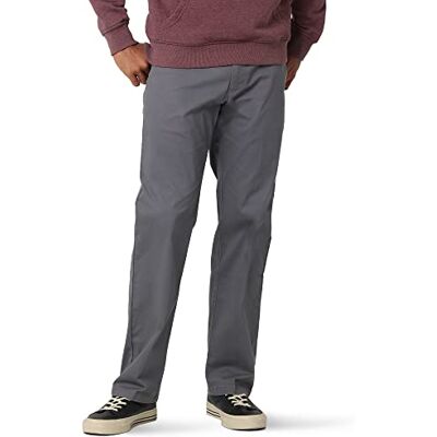 Lee Men's Performance Series Extreme Comfort Straight Fit Pant, Painter Gray, 38W x 32L Lee Men's Performance Series Extreme Comfort Straight Fit Pant, Painter Gray, 38W x 32L