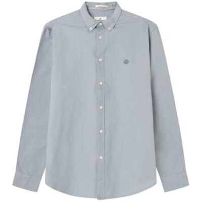 Springfield Oxford-Hemd Basic Farbe Herrenhemd (1 Stück), Stahlblau, L Springfield Oxford-Hemd Basic Farbe Herrenhemd (1 Stück), Stahlblau, L