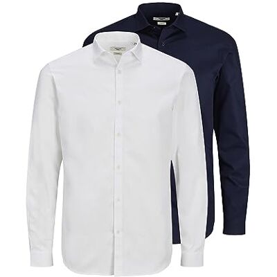 JACK & JONES Herren Jprblacardiff Shirt L/S Noos Langarmshirt (1er Pack) JACK & JONES Herren Jprblacardiff Shirt L/S Noos Langarmshirt (1er Pack)