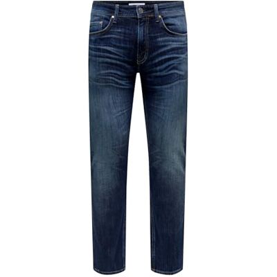 ONLY & SONS Regular Fit Blaue Jeans - Jeans ONLY & SONS Regular Fit Blaue Jeans - Jeans