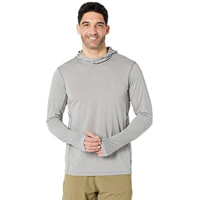 Fjällräven Herren Abisko Sun-Hoodie, Shark Grey, L Fjällräven Herren Abisko Sun-Hoodie, Shark Grey, L