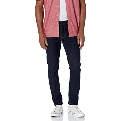 Amazon Herren Jeans, Skinny-Fit-Comfort-Stretch Auslauffarben, Dunkles Jeansblau, 33W / 36L Amazon Herren Jeans, Skinny-Fit-Comfort-Stretch Auslauffarben, Dunkles Jeansblau, 33W / 36L