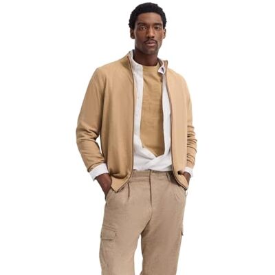 Bugatti Herren Pullover Strickjacke Stehkragen Kaschmir-Anteil Regular Fit Bugatti Herren Pullover Strickjacke Stehkragen Kaschmir-Anteil Regular Fit