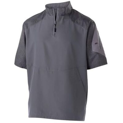 Holloway Herren Raider Kurzarm-Pullover Hemd, Carbon-Druck/Graphit, Large Holloway Herren Raider Kurzarm-Pullover Hemd, Carbon-Druck/Graphit, Large