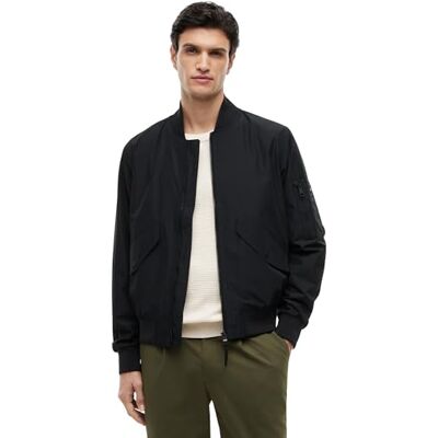 Tommy Hilfiger Herren Packable Bomber MW0MW43462 Andere Jacken, Schwarz (Schwarz), S Tommy Hilfiger Herren Packable Bomber MW0MW43462 Andere Jacken, Schwarz (Schwarz), S