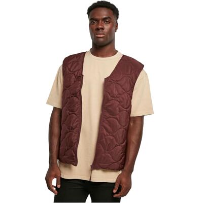 Urban Classics Herren Weste Zipped Gilet cherry S Urban Classics Herren Weste Zipped Gilet cherry S