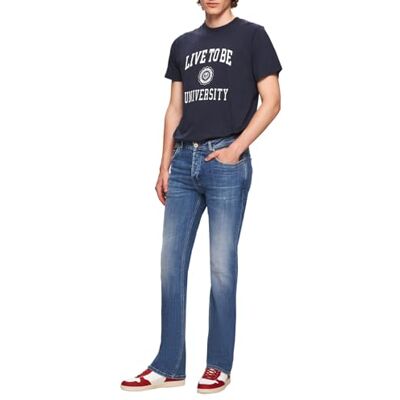LTB Jeans Herren Tinman 400 Bootcut Mid Rise Basic-5-Pocket Medium Wash Blau aus Baumwollgemisch Größe W34L34 LTB Jeans Herren Tinman 400 Bootcut Mid Rise Basic-5-Pocket Medium Wash Blau aus Baumwollgemisch Größe W34L34