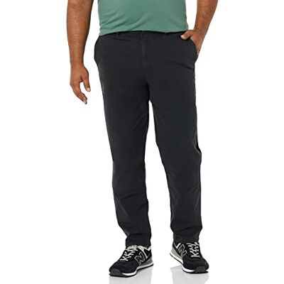 Amazon Herren-Arbeitshose aus Stretch-Canvas, doppeltes Knie, Utility-Arbeitshose, Schwarz, Größe 38 B x 30 L Amazon Herren-Arbeitshose aus Stretch-Canvas, doppeltes Knie, Utility-Arbeitshose, Schwarz, Größe 38 B x 30 L
