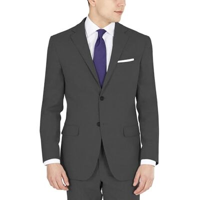 DKNY Anzugjacke im modernen Schnitt, aus Hochleistungsmaterial, Anthrazit, 42, regulär DKNY Anzugjacke im modernen Schnitt, aus Hochleistungsmaterial, Anthrazit, 42, regulär