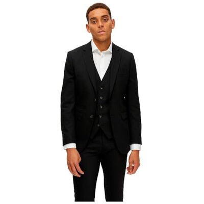 SELECTED HOMME Male Blazer Gewebter Wollgemisch SELECTED HOMME Male Blazer Gewebter Wollgemisch