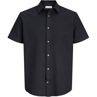 JACK & JONES Jjesummer Linen Blend Shirt S/S Sn JACK & JONES Jjesummer Linen Blend Shirt S/S Sn