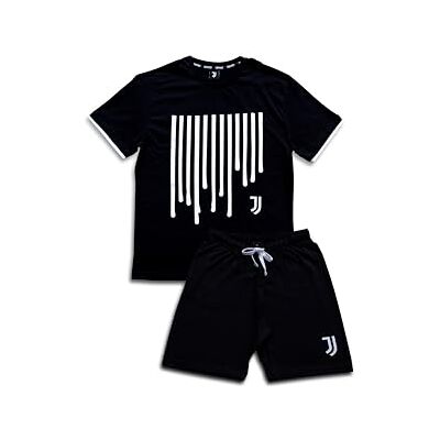 hermet Unisex Kurzer Schlafanzug Juventus Pyjamaset, weiß/schwarz, XXL hermet Unisex Kurzer Schlafanzug Juventus Pyjamaset, weiß/schwarz, XXL