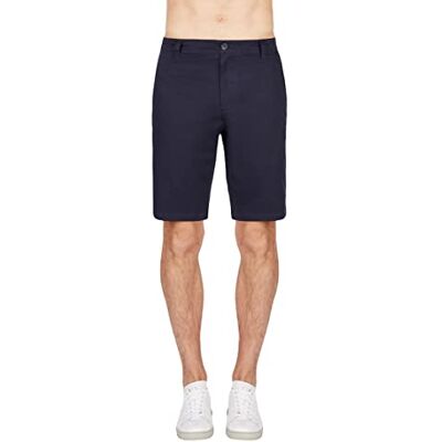 Armani Exchange Men's Solid Stretch Twill Casual Shorts, Deep Navy, 6 Armani Exchange Men's Solid Stretch Twill Casual Shorts, Deep Navy, 6