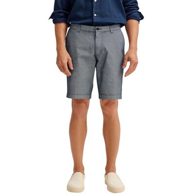 Bugatti Herren Shorts aus Baumwollstretch mit Strukturmuster Bugatti Herren Shorts aus Baumwollstretch mit Strukturmuster