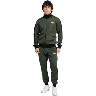 BENLEE Herren Trainingsanzug schmale Passform WESTFORT, Olive/Black/Ecru, XL BENLEE Herren Trainingsanzug schmale Passform WESTFORT, Olive/Black/Ecru, XL