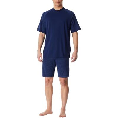 Schiesser Herren Schlafanzug kurz Rundhals Nightwear Set Schiesser Herren Schlafanzug kurz Rundhals Nightwear Set