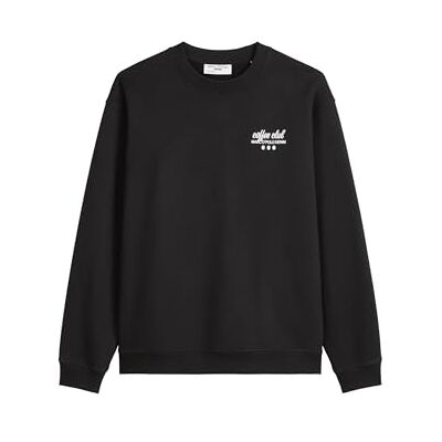 Marc O' Polo Marc OߴPolo Denim Herren Sweatshirt mit Rücken-Print Relaxed Fit, Schwarz (Black), S Marc O' Polo Marc OߴPolo Denim Herren Sweatshirt mit Rücken-Print Relaxed Fit, Schwarz (Black), S