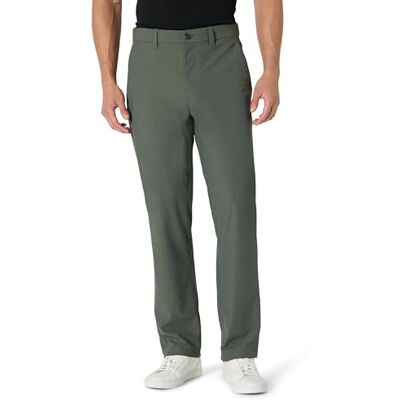 Amazon Herren Classic-Fit Travel Stretch Hose, Dunkelgrün, 42W / 30L Amazon Herren Classic-Fit Travel Stretch Hose, Dunkelgrün, 42W / 30L