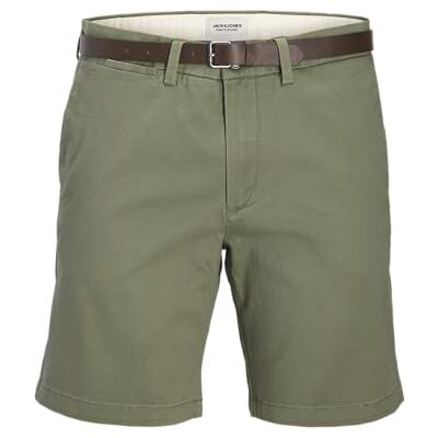 JACK & JONES Jpstadam Belted Chino Shorts SRT JACK & JONES Jpstadam Belted Chino Shorts SRT