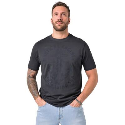 JP 1880 Herren große Größen Übergrößen Menswear L-8XL T-Shirt, Halbarm, Print Mattes Nachtblau 7XL 846088130-7XL JP 1880 Herren große Größen Übergrößen Menswear L-8XL T-Shirt, Halbarm, Print Mattes Nachtblau 7XL 846088130-7XL