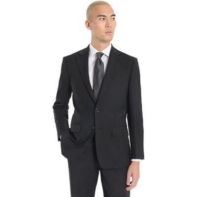 Calvin Herren Suit Pants Business-Anzug Hosen-Set, Massive Holzkohle, 28 Calvin Herren Suit Pants Business-Anzug Hosen-Set, Massive Holzkohle, 28