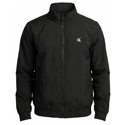 Calvin Herren Übergangsjacke Padded Harrington mit Stehkragen, Schwarz (Black), M Calvin Herren Übergangsjacke Padded Harrington mit Stehkragen, Schwarz (Black), M