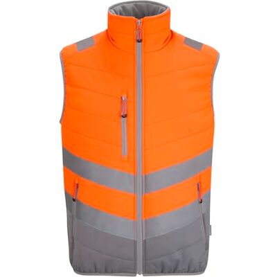Regatta Professional Herren Warnschutz 2-Ton Weste Thermal Padded Bodywarmer Regatta Professional Herren Warnschutz 2-Ton Weste Thermal Padded Bodywarmer