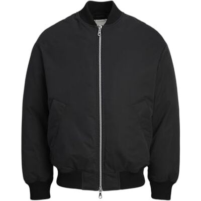 JACK & JONES Herren Jcoaura Bomber Jacket, Black, xx_l JACK & JONES Herren Jcoaura Bomber Jacket, Black, xx_l