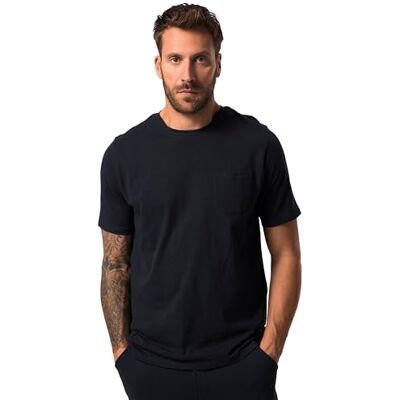 JP 1880 , Herren, Große Größen, T-Shirt, RH, slub, Brusttasche, 1/2 JP 1880 , Herren, Große Größen, T-Shirt, RH, slub, Brusttasche, 1/2