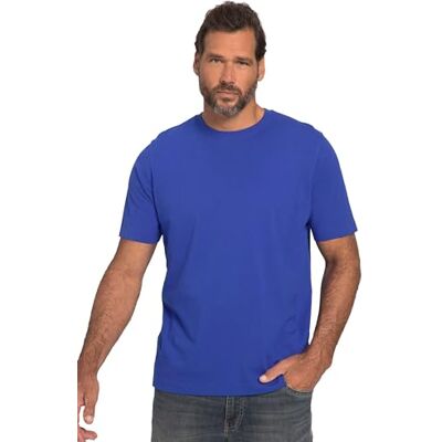 JP 1880 Herren große Größen Übergrößen Menswear L-8XL T-Shirt, Basic, Rundhals, gekämmte Baumwolle Kobaltblau L 702558760-L JP 1880 Herren große Größen Übergrößen Menswear L-8XL T-Shirt, Basic, Rundhals, gekämmte Baumwolle Kobaltblau L 702558760-L
