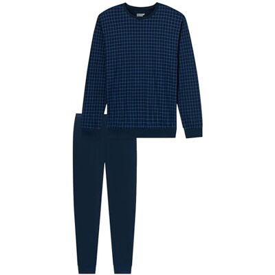 Uncover by Schiesser Herren Schlafanzug lang, Nachtblau, 58 Uncover by Schiesser Herren Schlafanzug lang, Nachtblau, 58