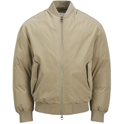 JACK & JONES JACK&JONES Herren JCOKINETIC Soft Utility Bomber Bomberjacke, Silver Sage, L JACK & JONES JACK&JONES Herren JCOKINETIC Soft Utility Bomber Bomberjacke, Silver Sage, L