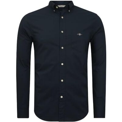 GANT Herren REG POPLIN Shirt Hemd, Marine,5XL GANT Herren REG POPLIN Shirt Hemd, Marine,5XL