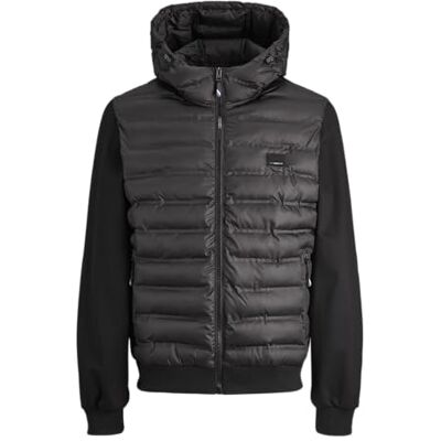 JACK & JONES Herren Jprblualves Hybrid Jacket, Black, x_l JACK & JONES Herren Jprblualves Hybrid Jacket, Black, x_l