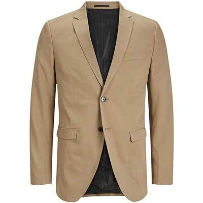JACK & JONES Men's JPRFRANCO Blazer NOOS Anzugjacke, Petrified Oak/Fit:SUPER Slim FIT, 50 JACK & JONES Men's JPRFRANCO Blazer NOOS Anzugjacke, Petrified Oak/Fit:SUPER Slim FIT, 50