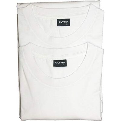 OLYMP T-Shirt Doppelpack Rundhals weiß OLYMP T-Shirt Doppelpack Rundhals weiß