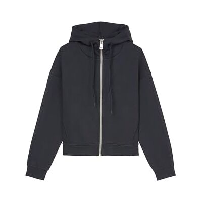 Marc O' Polo Denim Herren Sweatjacke aus Bio-Baumwolle mit Kapuze, Blau (Blue Depths), XXS Marc O' Polo Denim Herren Sweatjacke aus Bio-Baumwolle mit Kapuze, Blau (Blue Depths), XXS