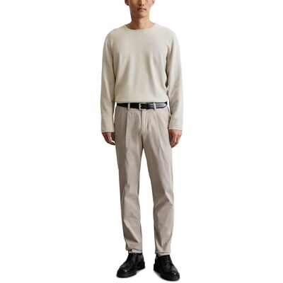 Marc O' Polo Marc OߴPolo Herren Strickpullover aus Bio-Baumwolle mit Piqué-Struktur, Grau (Misty Grey), XL Marc O' Polo Marc OߴPolo Herren Strickpullover aus Bio-Baumwolle mit Piqué-Struktur, Grau (Misty Grey), XL