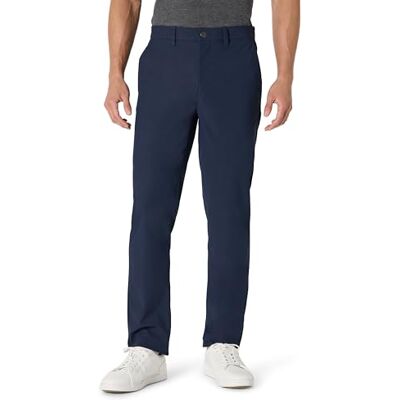 Amazon Herren Knitterresistente Stretch-Hose, Marineblau, 30W / 30L Amazon Herren Knitterresistente Stretch-Hose, Marineblau, 30W / 30L