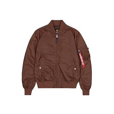 Alpha Herren MA-1 TT Light Bomberjacke, Powder Brown, S Alpha Herren MA-1 TT Light Bomberjacke, Powder Brown, S