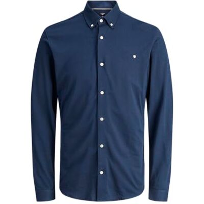JACK & JONES Jprblublake Pique Detail L/S Shirt JACK & JONES Jprblublake Pique Detail L/S Shirt