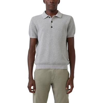 S. Oliver Strukturiertes Strick-Poloshirt S. Oliver Strukturiertes Strick-Poloshirt