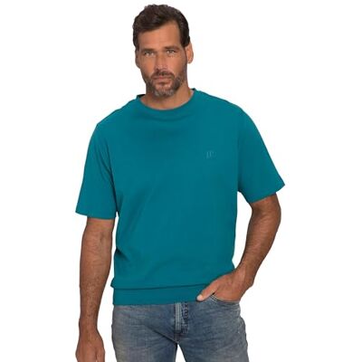 JP 1880 Herren T-Shirt Bauchfit T-Shirt Ozeanblau 5XL JP 1880 Herren T-Shirt Bauchfit T-Shirt Ozeanblau 5XL