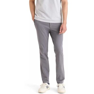 Dockers Herren Go Active Flex Chino Skinny CAR Park Grey 30W/34L Dockers Herren Go Active Flex Chino Skinny CAR Park Grey 30W/34L