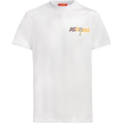 AS Roma T-Shirt Man White International Tennis Asrom XL AS Roma T-Shirt Man White International Tennis Asrom XL