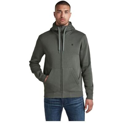 G-STAR Herren Premium Core Hooded Zip Sweatshirt, Grau (Graphite D16122-C235-996), XXL G-STAR Herren Premium Core Hooded Zip Sweatshirt, Grau (Graphite D16122-C235-996), XXL