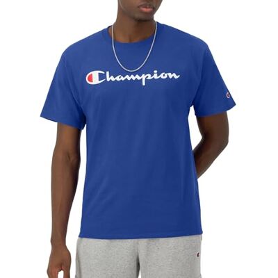 Champion Herren, Classic Graphic, Soft and Comfortable for Men, Logo (Reg. Or Big & Tall) T-Shirt, Surf The Web Script, XL Champion Herren, Classic Graphic, Soft and Comfortable for Men, Logo (Reg. Or Big & Tall) T-Shirt, Surf The Web Script, XL